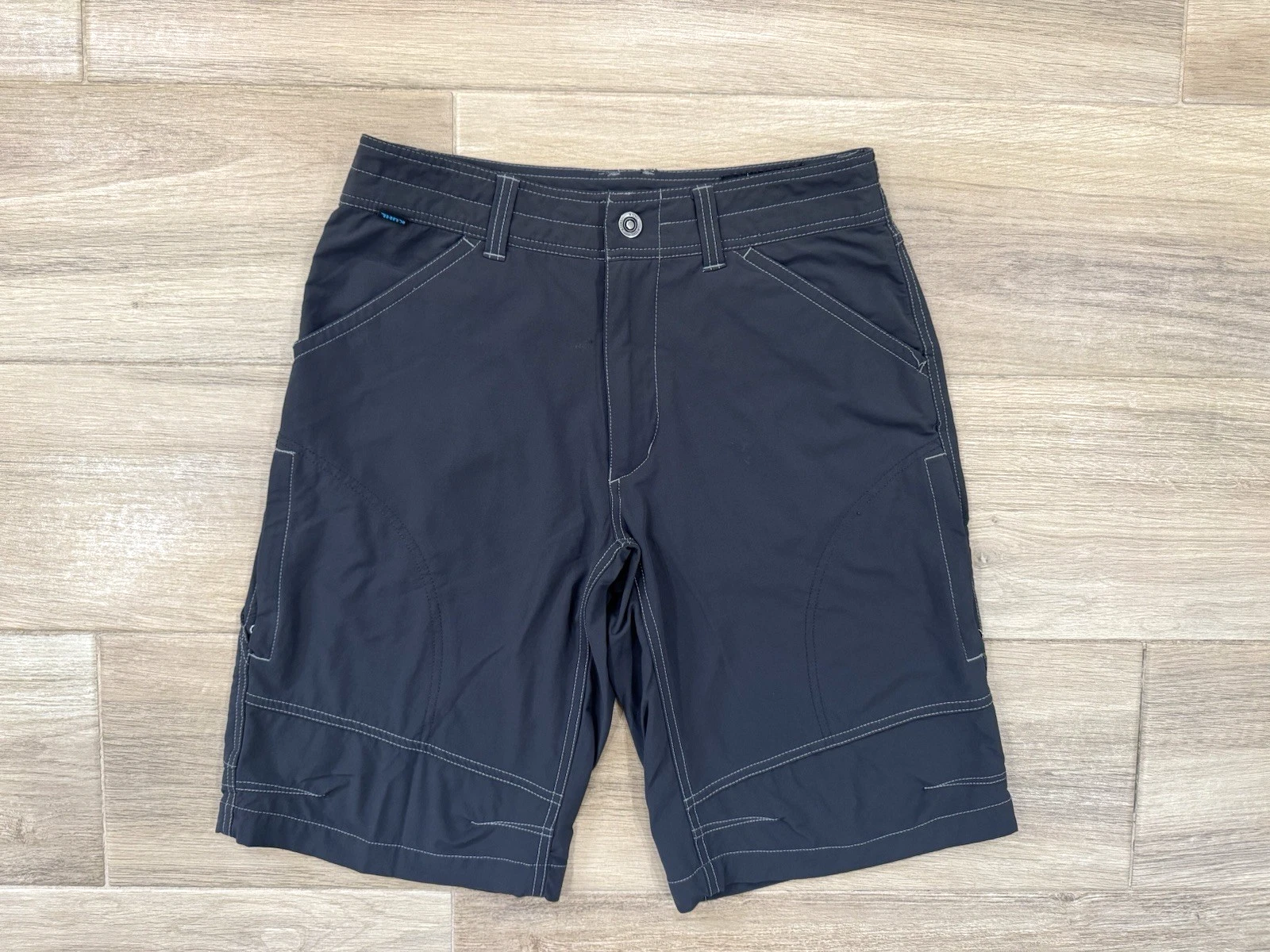 Kuhl Men's Renegade Hiking Shorts FITS 28x11 Gray Outdoor Utility Trail SEE PICS