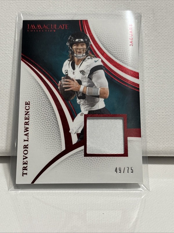 2025 Panini Immaculate Trevor Lawrence #82 Red Patch /75 Jaguars