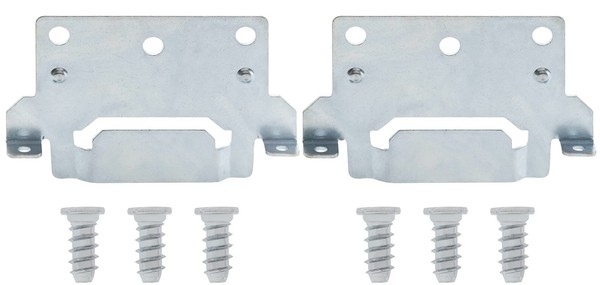 Repuesto de herrajes para marco de cama IKEA 116791+105307, plateado 