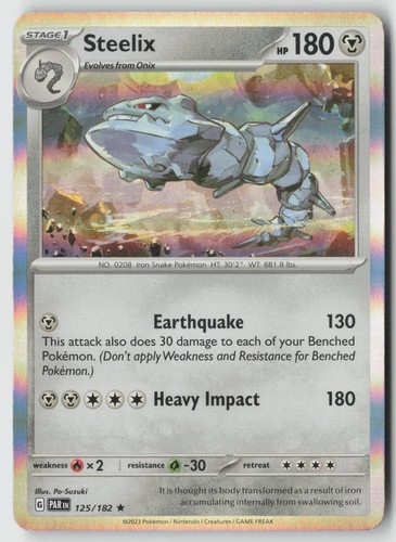 Paradox Rift Steelix Holo 125/182 NM