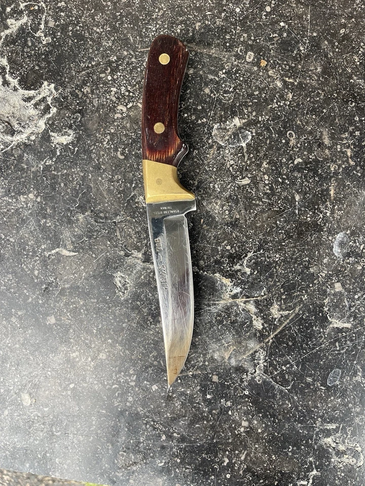 Cuchillo Jaws 708 vintage con estuche de acero inoxidable Foto 3 de 4