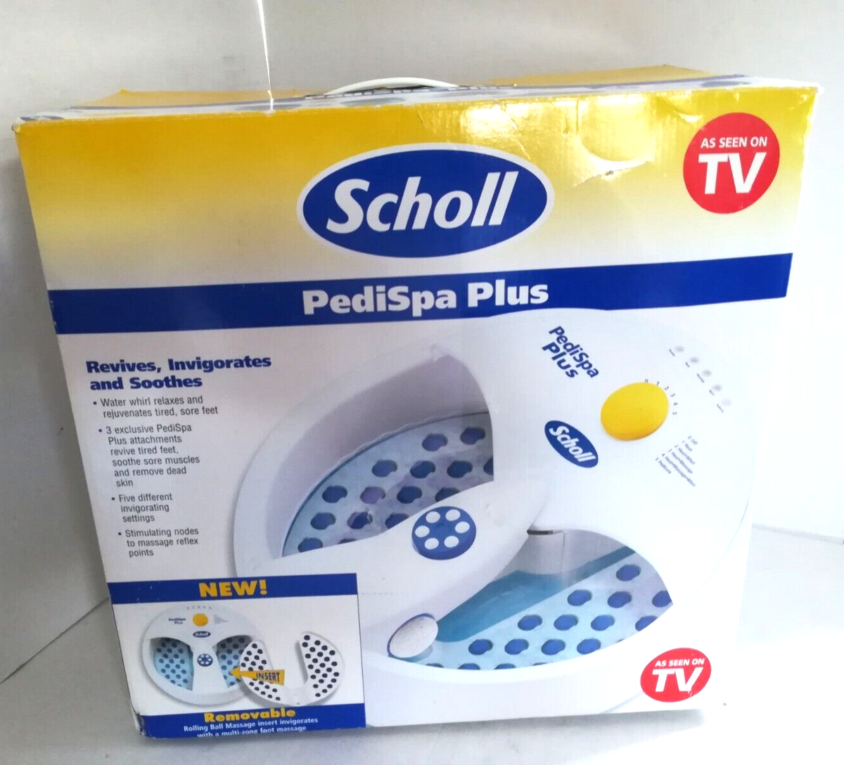 SCHOLL PEDI SPA plus NEW OPEN BOX UK