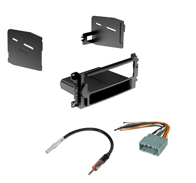 Car Radio Stereo Dash Install Kit Antenna Harness 2004-2010 Chrysler Dodge Jeep