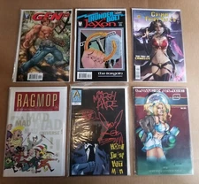 Mixed Lot Of 6 Comic Books Different Brands & Numbers Good Condition 