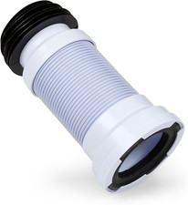 Flexible Toilet Pan Connector Universal WC Flexi Slinky Waste Soil Pipe 260Mm-50