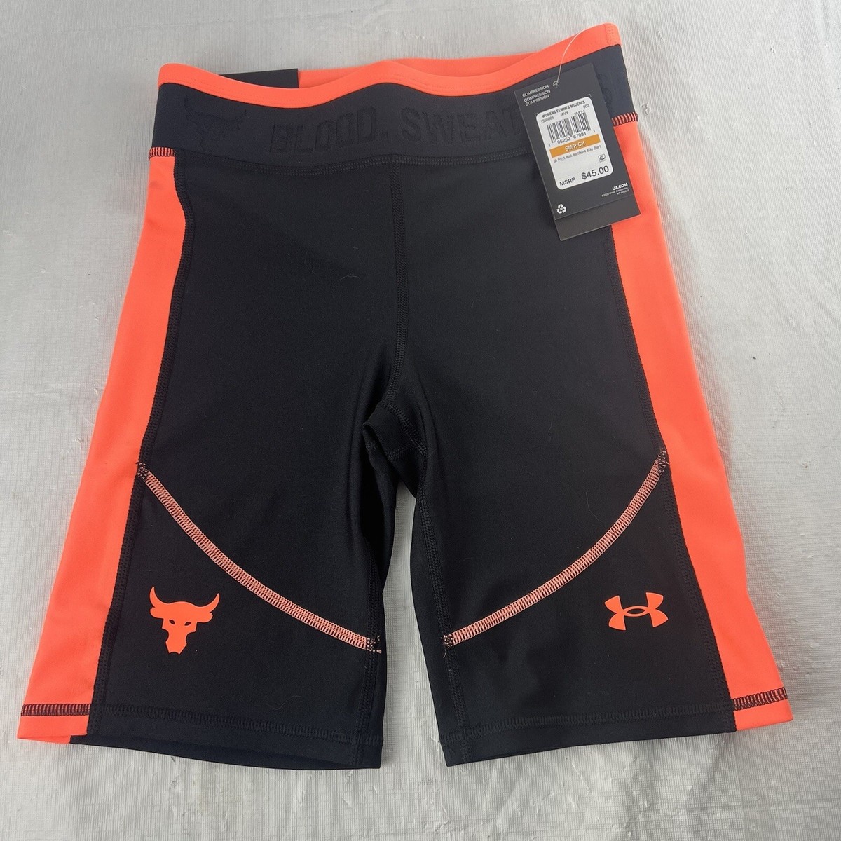 Under Armour Womens Small Project Rock Heat Gear Bike Compression