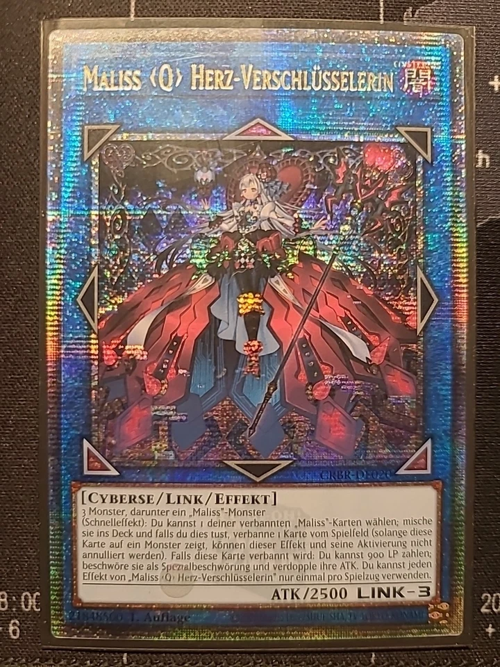 Yu-Gi-Oh! QUARTER CENTURY RARE - Maliss  Q  Herz-Verschlüsselerin - CRBR-DE020 
