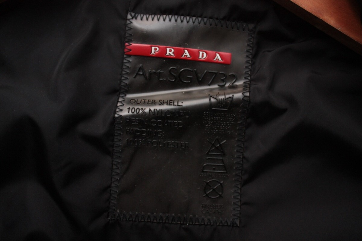 Prada Black Lightweight Men's Jacket 48 Art.SGV732 | eBay Prada Black Lightweight Men's Jacket 48 Art.SGV732 | eBay