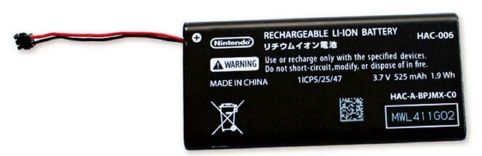 Nuevo Controlador JoyCon Original Nintendo Switch OEM HAC-006 525mAh Batería Foto 3 de 4