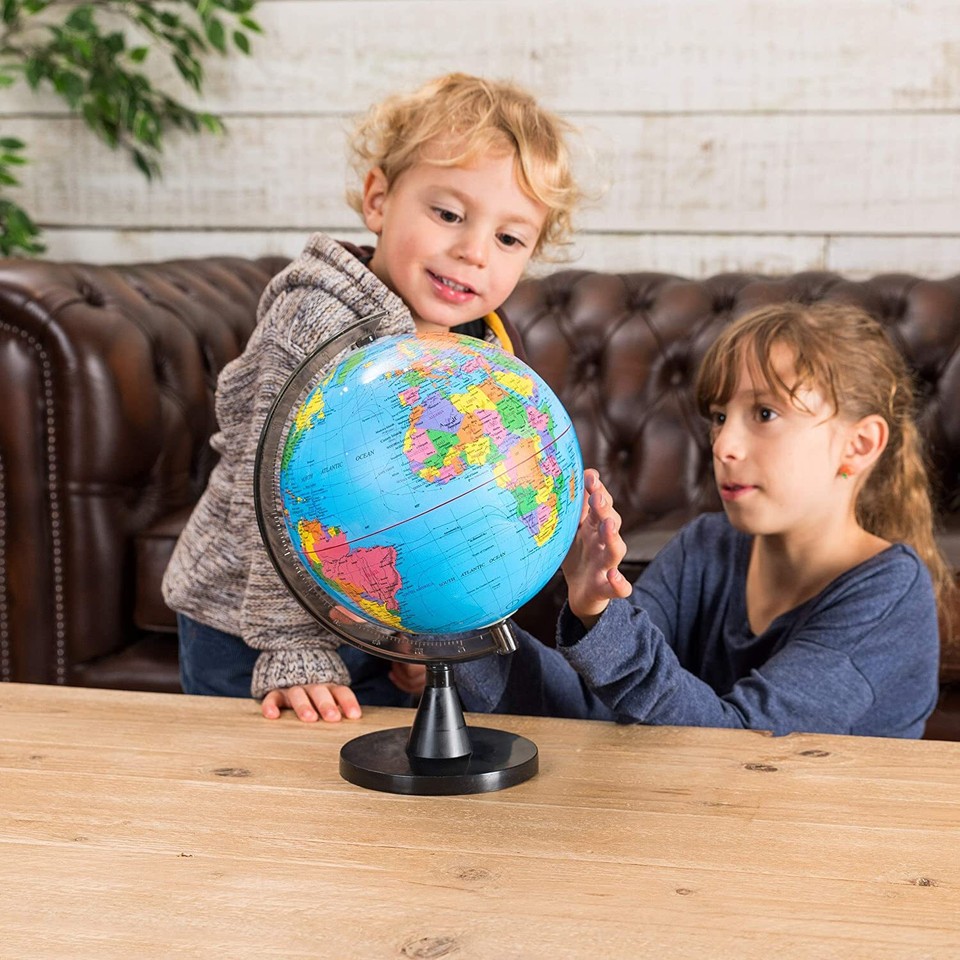 B4E Kids World Globe, Educational with Stand - 20 cm | eBay UK
