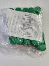 New Pack of 10 Emerald Joy Clips LOT Mini Hooks Huggable Hanger Pant Clip Green