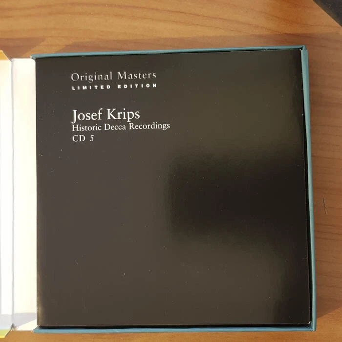 JOSEF KRIPS Historic Decca Recordings 1950-1958 BOX EX/EX(5CD) - Bild 3 von 4