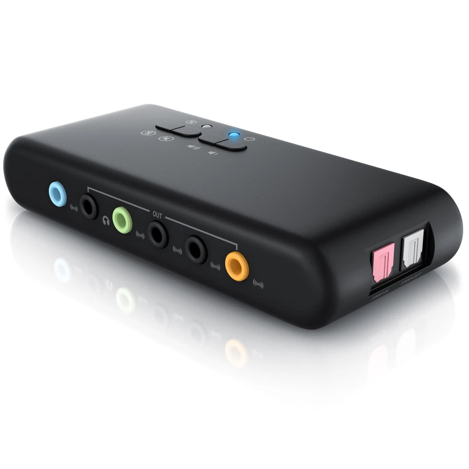 CSL USB 7.1 Soundkarte extern (8-Kanal) | 7.1 Channel USB Soundbox | Dynamic 3D - Bild 2 von 4
