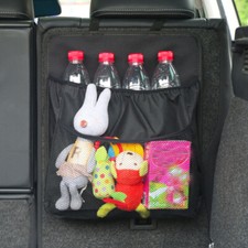 Auto Car Organizer Trunk Back Seat Storage Bag Mesh Net Pocket Bags Black