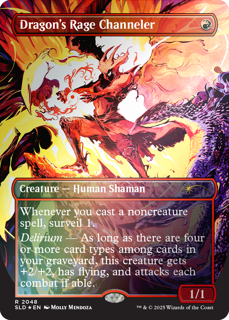 MTG Secret Lair ~ EVERYTHING IS ON FIRE ~ Rainbow FOIL ~ Sealed