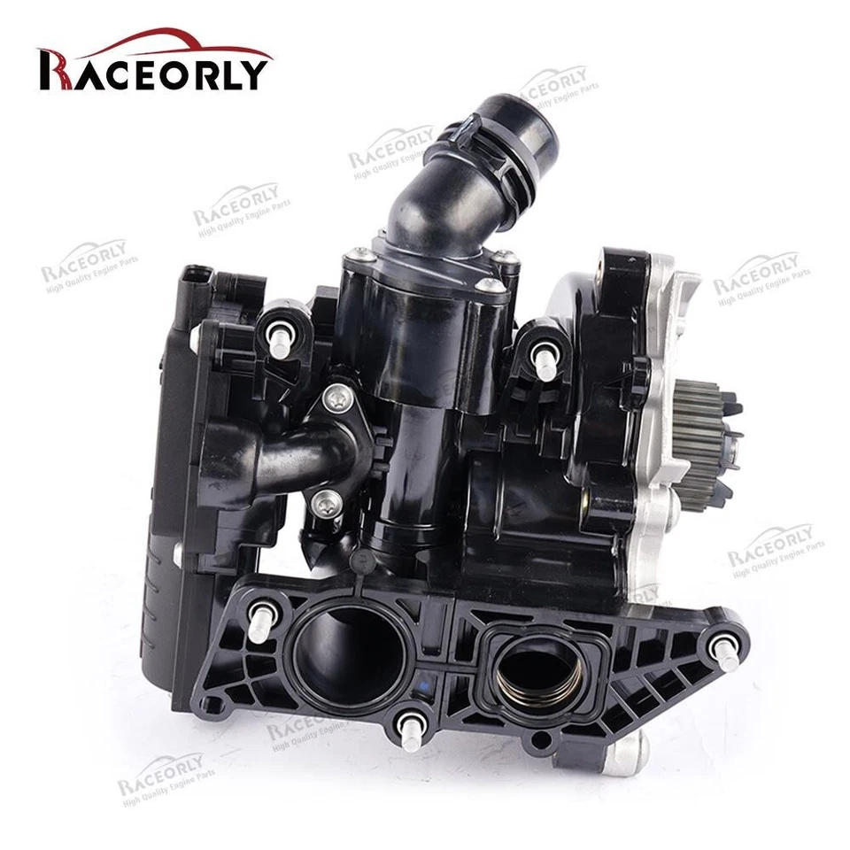 RACEORLY Water Pump Assembly For VW Passat Golf GTI JETTA Audi A3 A4 A6 Q5 2.0 - Image 4 of 4