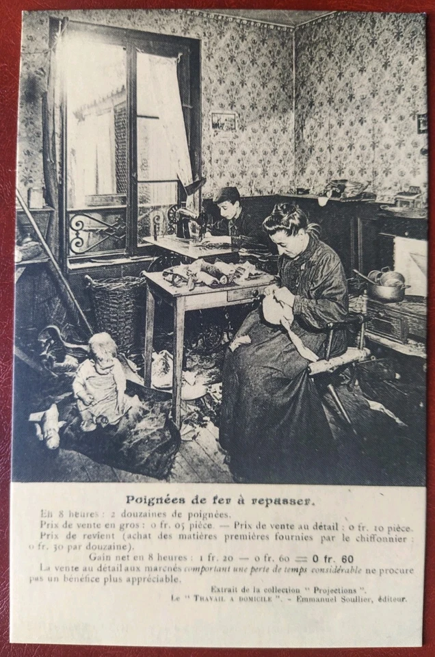 Carte postale Poignées De Fer À Repasser N° 1479 cécodi Réédition - Photo 1/1