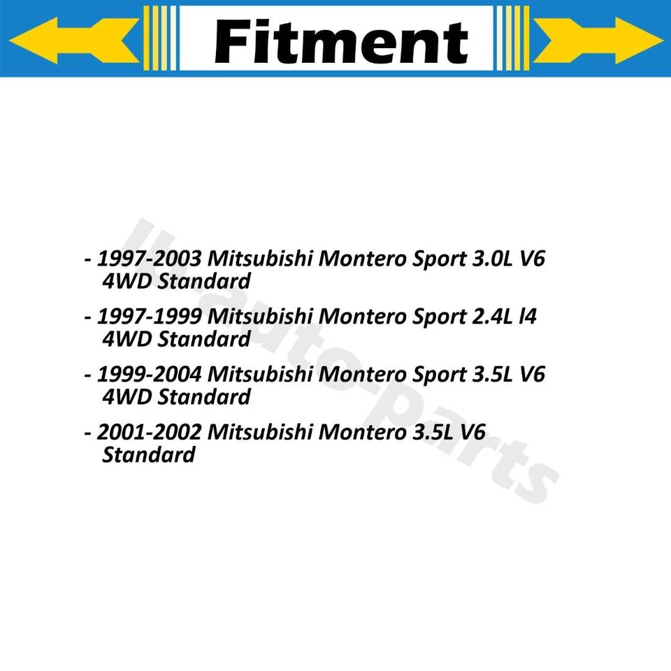 Junta en U del eje delantero GMB para Mitsubishi Montero 2001-2002 Foto 2 de 4