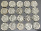 20 SILVER Roosevelt Dimes ~ 1964-D Denver Mint 90% SILVER $2.00 FACE