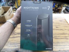 NETGEAR Nighthawk RS140 Dual-Band WiFi 7 Router, 5.0 Gbps Wireless Speed 9K