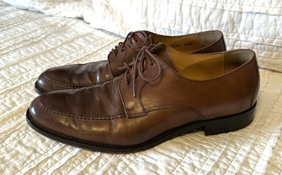 Mercanti Feorantini Brown Italian Made Leather Men\'s Shoes. Size 11.5 M. Pre-own Mercanti Fiorentini Italian Leather Dress Shoes Mens 11 M  main image 4
