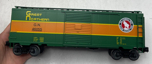 Coche de carga Weaver O Great Northern GN 46055 verde naranja | Condition: Used
