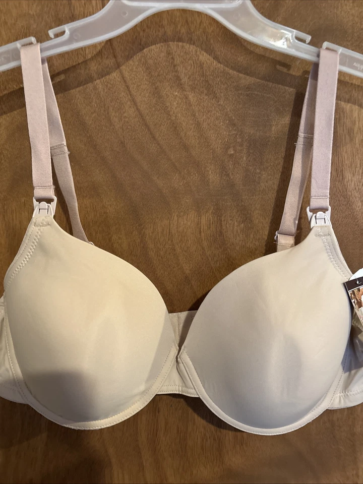 women’s Maternity nursing bra LA LECHE LEAGUE, beige 4214 size 40c b107 - Image 2 of 4