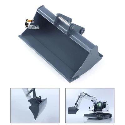 SCHNITT Pala piatta in metallo per escavatore 1/14 idraulico RC 914 radiocomando escavatore parti