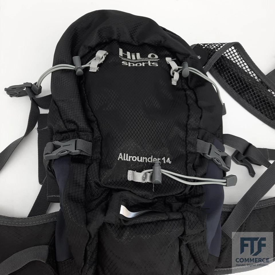 HiLo sports Radrucksack 14 Liter Allrounder 14 Liter - Fahrradrucksack mit Rücke - Bild 2 von 4