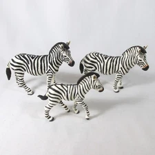 Safari LTD Zebra Figure Toy Lot 2008