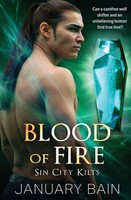 Blood Of Fire | January Bain | Taschenbuch | Sin City Kilts | Englisch | 2023