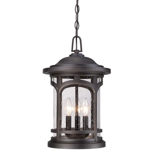Quoizel MBH1911 Marblehead 3 Light 11"W Outdoor Pendant - Bronze - Picture 1 of 6