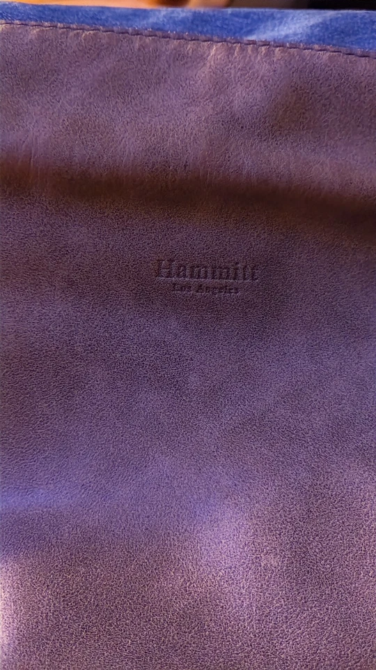 Hammitt Bryant Medium Pewter W/ Silver Hardware & Strap , Red Suede Lining - Image 4 of 4