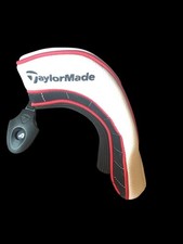 TaylorMade Adjustable Tag Head Cover Black Red White 4W VGC