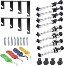 Photography Backdrop Wall Mount Roller System 4 Rollers Manual Ceiling #R06