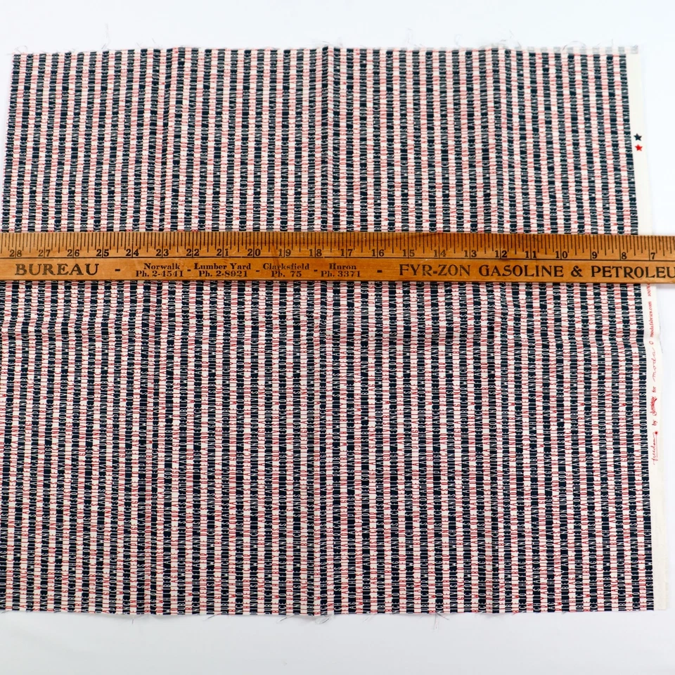 Moda Freedom Sweetwater Quilting Cotton Fabric Patriotic Red Blue 19x30 Stripe - Image 3 of 3