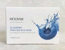 New In Box Mooyam Blueberry Dead Sea Mud Mask 4.2 oz ~ Fast Ship