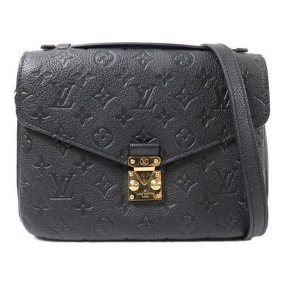 LOUIS VUITTON LV GHW Pochette Metis 2 Way Bag M41487 Monogram Empreinte Black