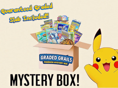 Pokémon Graded Mystery Box   PSA/CGC/BGS 9 10 Graded Slab + 2 Packs + Bonus