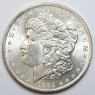 1884-O $1 Morgan Silver Dollar Uncirculated - RAW - Great Luster - Nice Coin