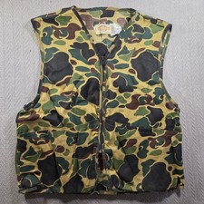 Vintage SAFTBAK Men's Duck Camo Hunting Vest Medium