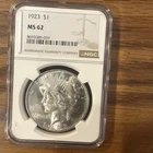 NGC 1923 MS62 Peace Silver Dollar 🇺🇸