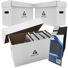 Short Comic Box for 150-175 Comics | Durable Corrugated Cardboard Storage Boxes