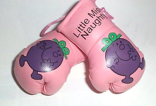 Mini gants de boxe Mr. Men's Little Miss Series (idéal pour accrocher à un buggy/pram) - Photo 1/7