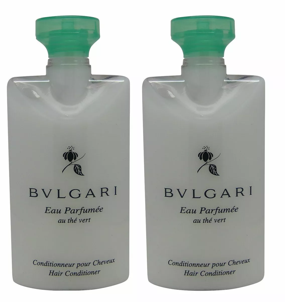 Bvlgari au the vert Green Tea Conditioner lot of 2 each 2.5oz Total of 5oz