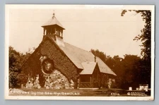 Rye Beach New Hampshire NH St Andrews By Sea Real Photo Postcard RPPC 1930-50