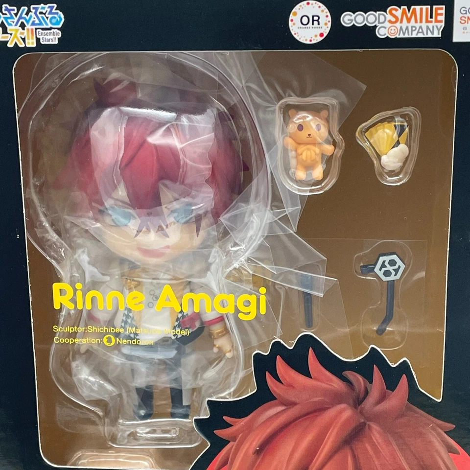 Nendoroid Ensemble Stars Music Rinne Amagi Action Figure #2042 Orange Rouge  - Image 2 of 4