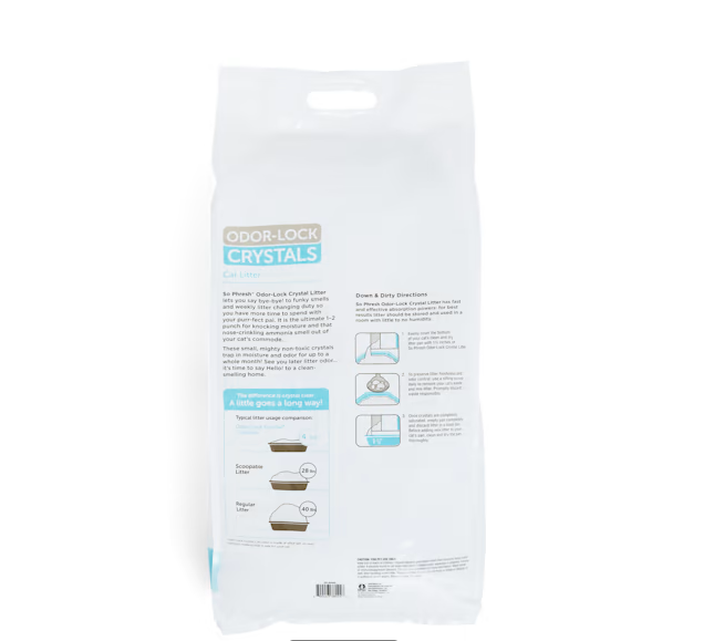 So Phresh OdorLock Crystal Cat Litter, 30 lbs. eBay