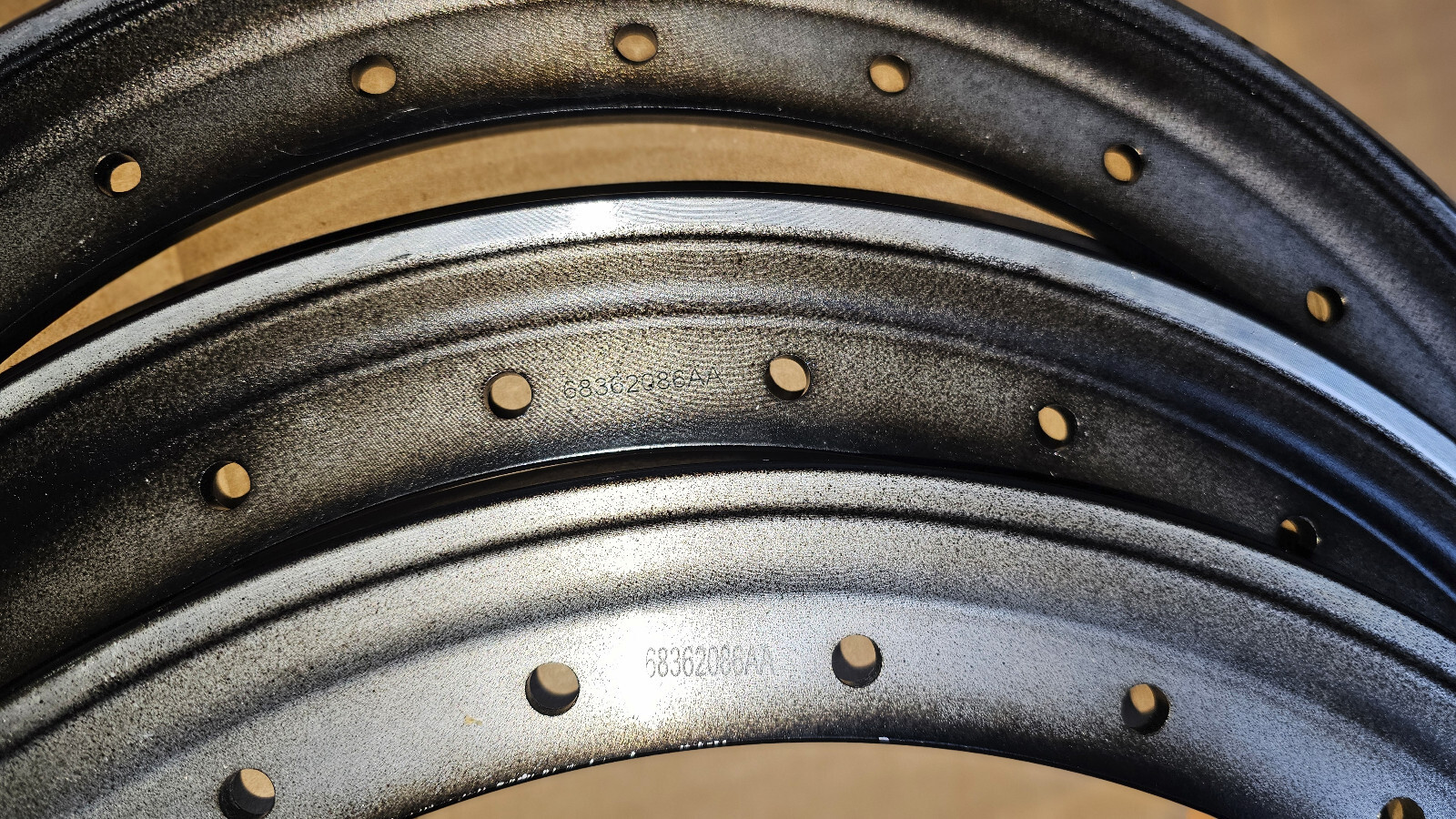 Jeep OEM 17 inch Beadlock Trim Rings 68362086AA eBay