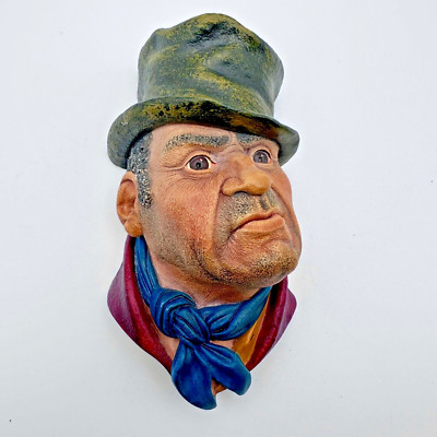 GORGEOUS BOSSONS VTG CHALKWARE HEAD CONGLETON ENGLAND - BILL SIKES #25 1964